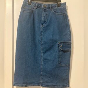 Nautica Denim Blue Women's Skirt